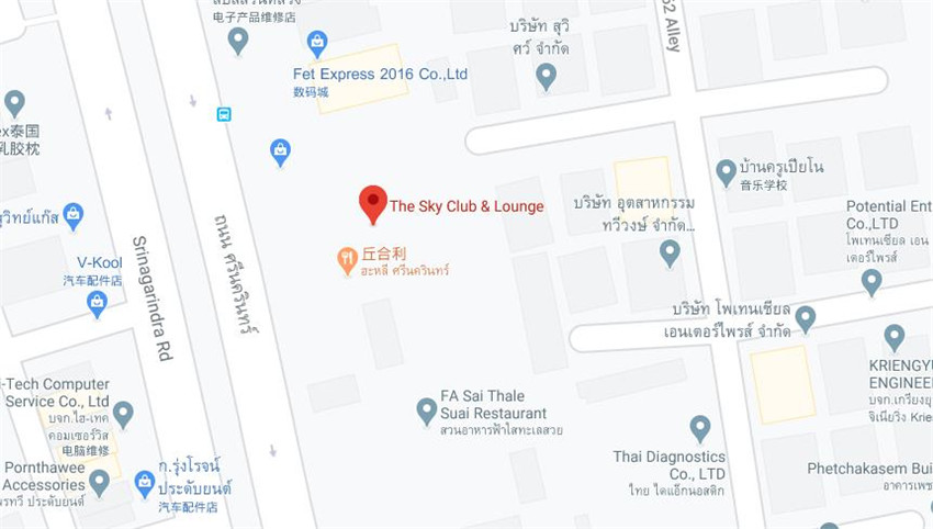 2020曼谷一家适合颜值控的会员制俱乐部——The Sky Club & Lounge
